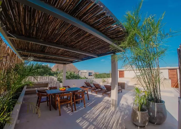 Elegant 3br Penthouse Haven With Private Rooftop Pool & Jungle Views Holiday home Tulum